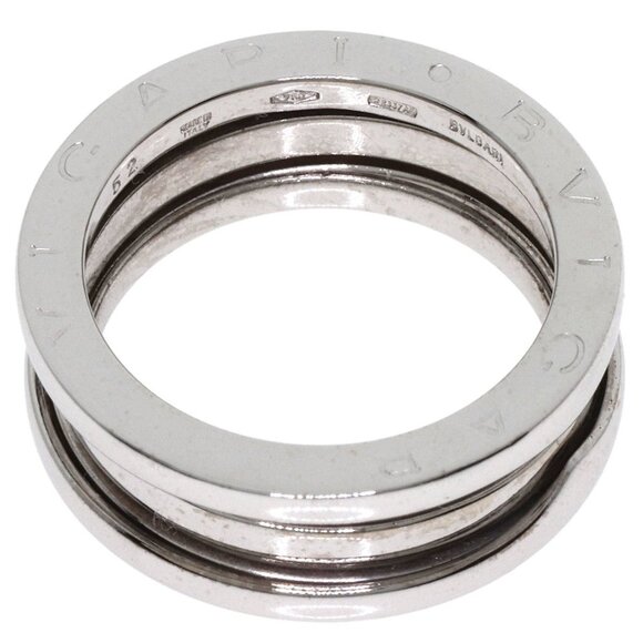 BVLGARI 18k White Gold Ring #52 - Picture 4 of 11